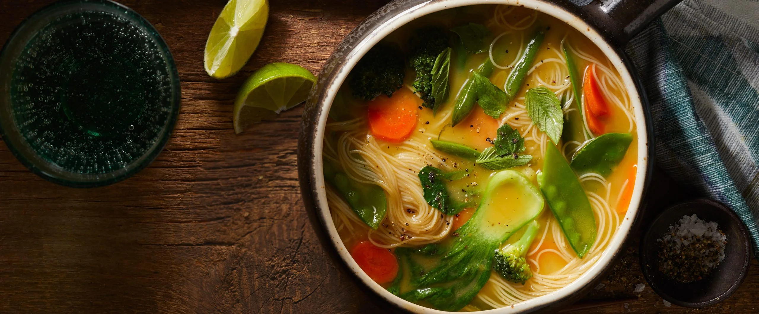 Vegan noodle soup